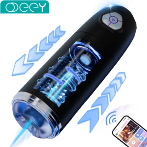 Automatic Male Masturbator APP Controlled with 10 Thrusting & Rotating Electric Pocket Pussy for Men