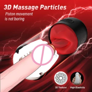 APP Control Automatic Male Masturbation Cup Licking Blowjob Masturbator with 9 Powerful Modes Pocket Pussy Sex Toys for Men