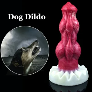 Realistic Dog Dildo Suction Cup Thick Big Penis with Dog Knot Silicone Masturbation Sex Toy for Women Animal Dildo Male Anal Toy