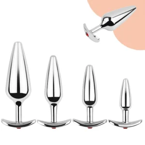 Metal Anal Beads Butt Plug Set Small Large Wearable Ass Analplug Jewelry Dilator Dildo Prosate Massager Sex Toy Man Women Shop