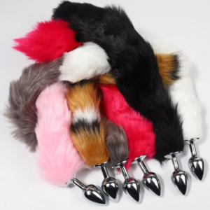 Cheap Anal Plug Metal Sexy Foxtail Anal Plug Role-play Sex Toy Male and Female Anal Plug Adult Game Couple Toys Sex Toys