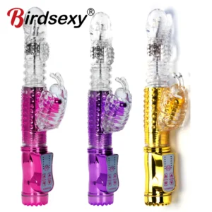 Rotation 7 Speed Rabbit Vibrators Realistic Dildo Clitoris stimulator Erotic sex toys G Spot Vibrators Adult sex toys for Women