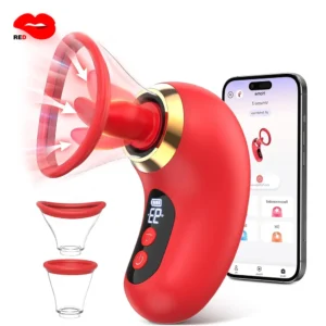 New wireless app woman nipples clitoris licker tongue vibrator orgasm vagina sucking stimulator masturbator sex toys for couples