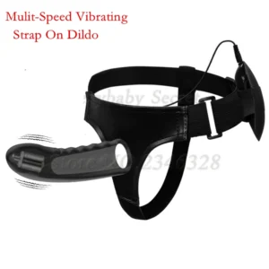 Hollow Design Mulit-Speed Strap On Dildo Vibrator Elastic Harness Strapon Penis Dick Anal Dildo Sex Toys for Men Woman Lesbian