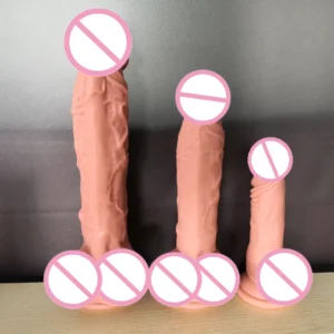 Realistic soft arge Dildo Sex Toy for Women Fake Dick Suction Cup Silicone Realistic Dildos Penis Female Masturbation Erotic