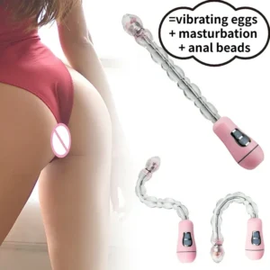 Anal Beads Butt Plug for Woman Vagina Masturbator Prostate Vibrators Massager G-Spot Stimulator Couple Sex Tooys for Men Adults