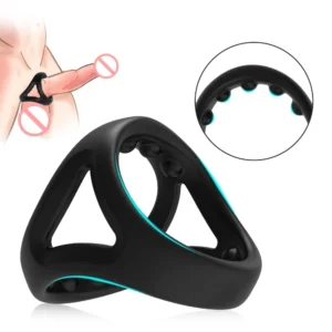 Male Penis Ring Ejaculation Delay Cock Rings Silicone Chastity Cage Men Desensitization Sex Toy For Couples Adult Goods 18+