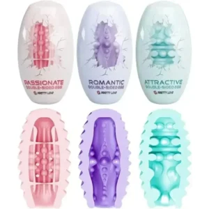 Male Pocket Pussy Masturbation Eggs Portable Stimulating Penis Massager Silicone Stretchable Masturbator Adult Sex Toys for Men